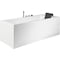 Eago 6Ft Acrylic White Rectangular Whirlpool Bathtub w Fixtures AM154ETL-L6 - alternate 3